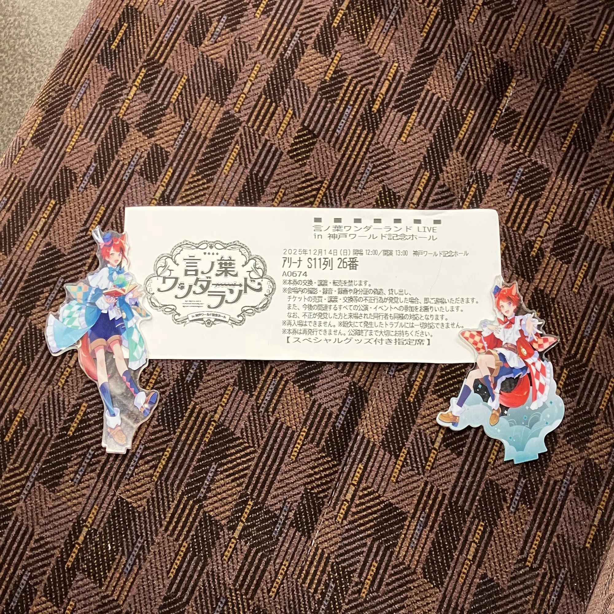 銀テ付き 莉犬くん 言ノ葉ワンダーランド アプグレグッズ 12/14 昼公演 