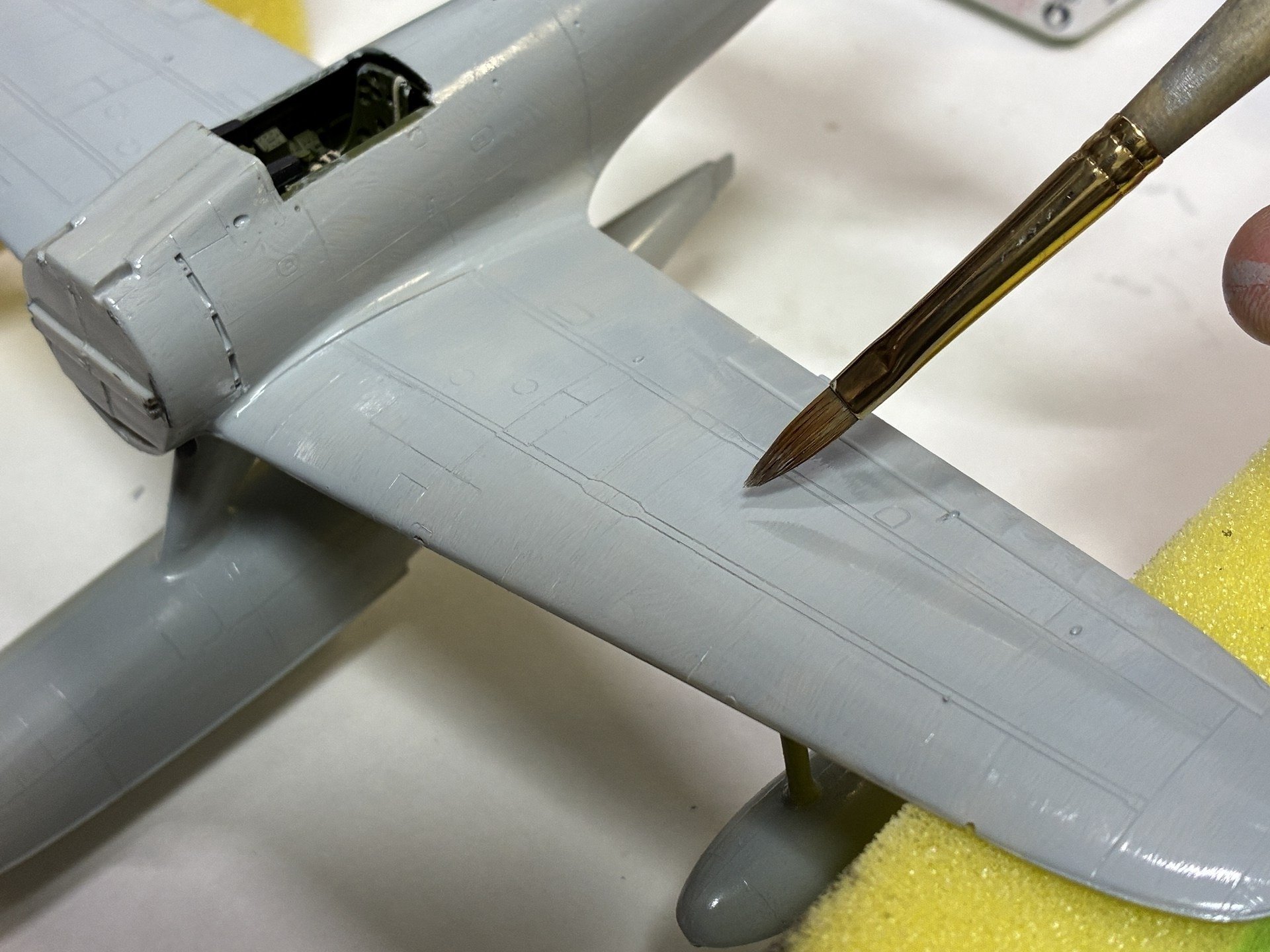 すいすい作ろう水上機（タミヤ1/48 二式水上戦闘機）｜きむら＠もけい