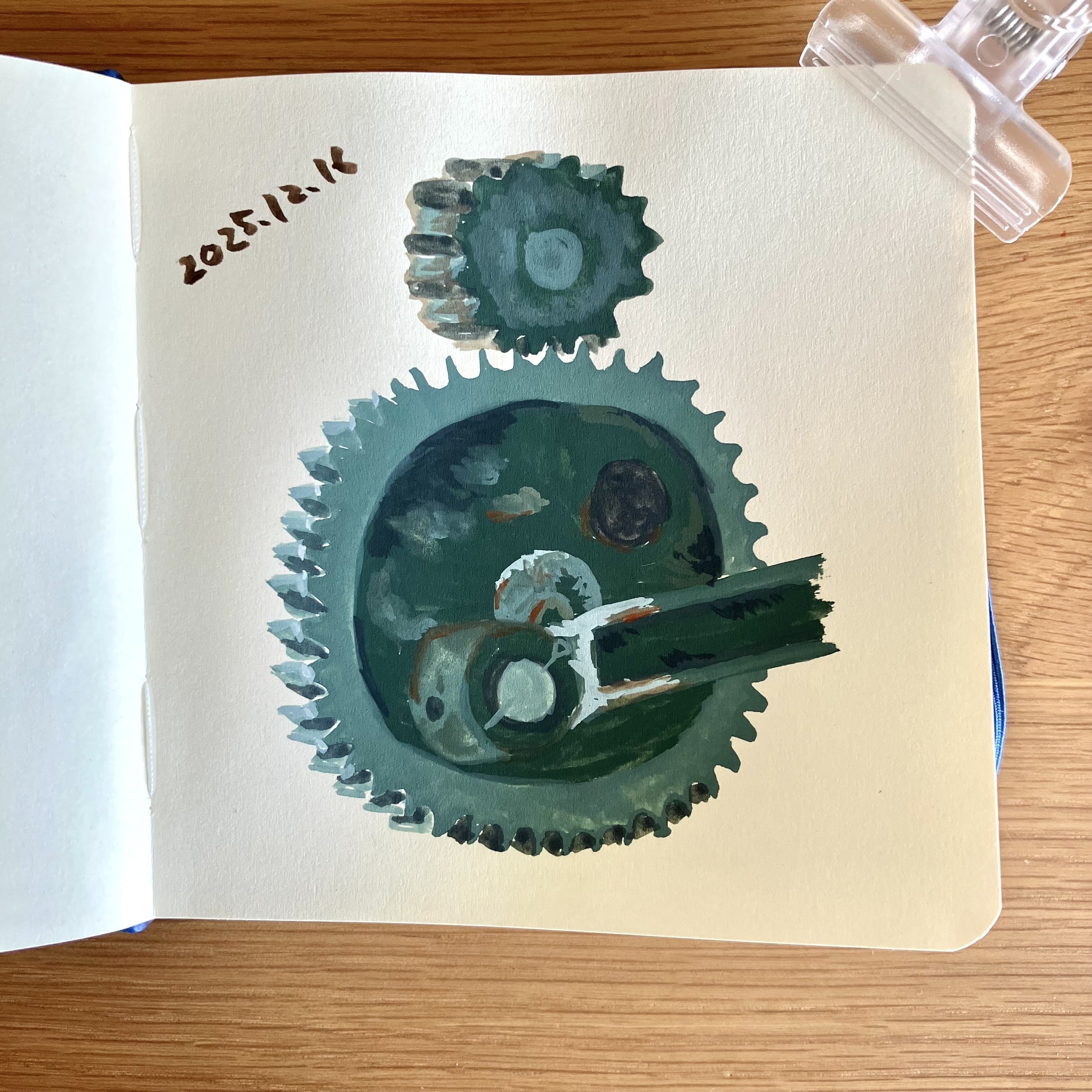 不透明水彩と経年変化の話｜山丘岳