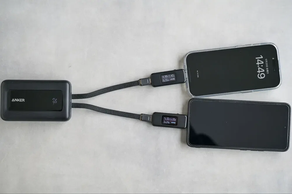 Anker Zolo Power Bank（10000mAh, 35W, Dual USB-Cケーブル）を