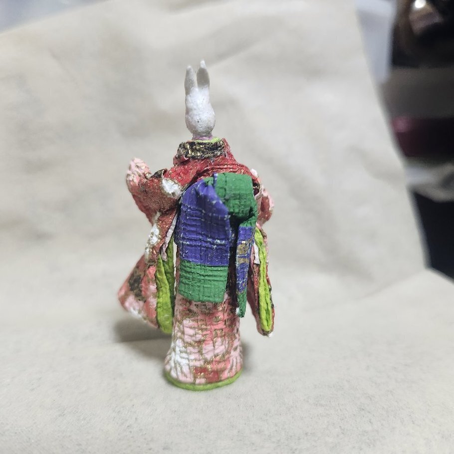What I made  「ミニ和紙人形」｜Yuco Pincolline