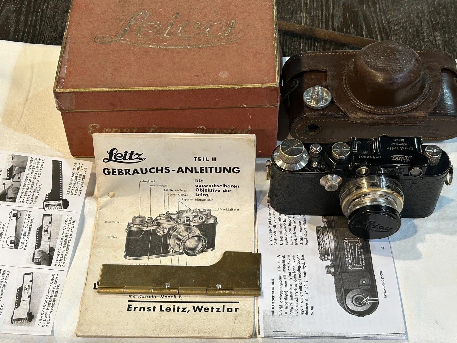 バルナックライカ フィルムの装填方法｜しまなみフォトライフ