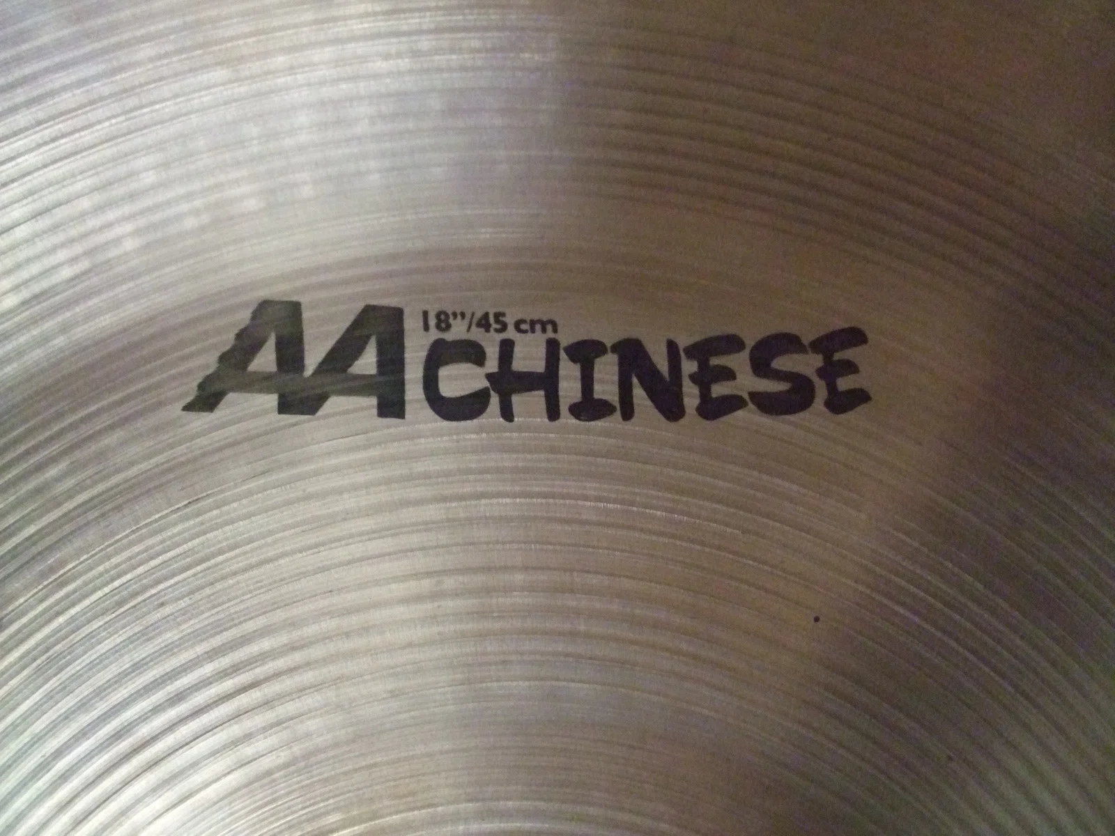 SABIAN チャイナシンバル（AA CHINESE 18
