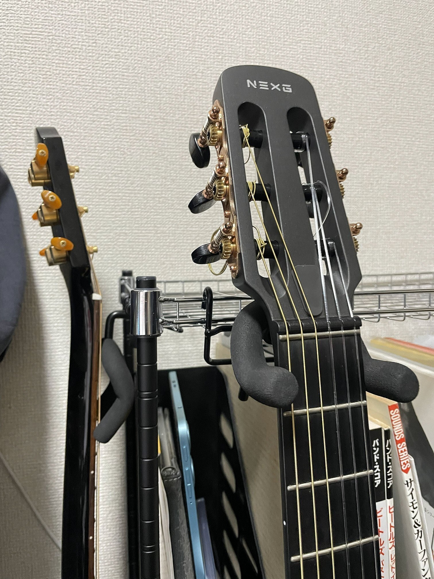 Enya NEXG 2N のブリッジをちょこっと加工して弦交換を容易に｜leftbank