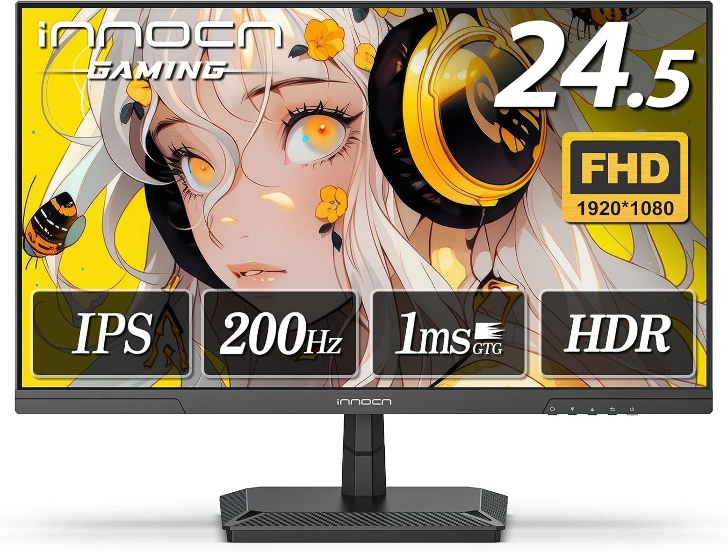 INNOCN 25G2Gゲーミングモニター徹底レビュー|24.5インチ200Hzの圧倒的