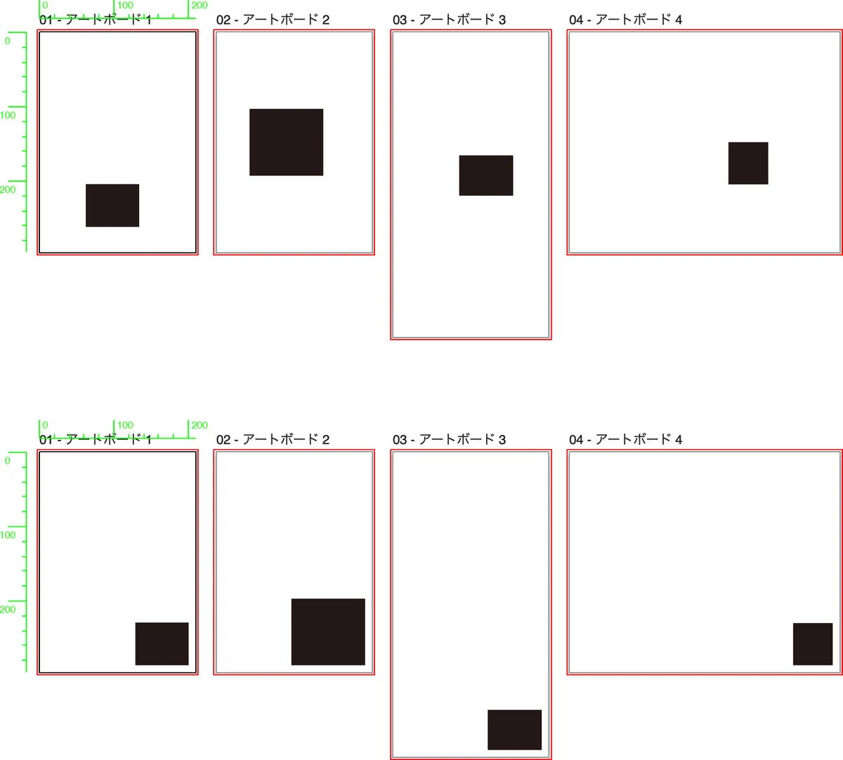 [Illustrator] Align selected objects to each artboard｜DTP Transit 別館