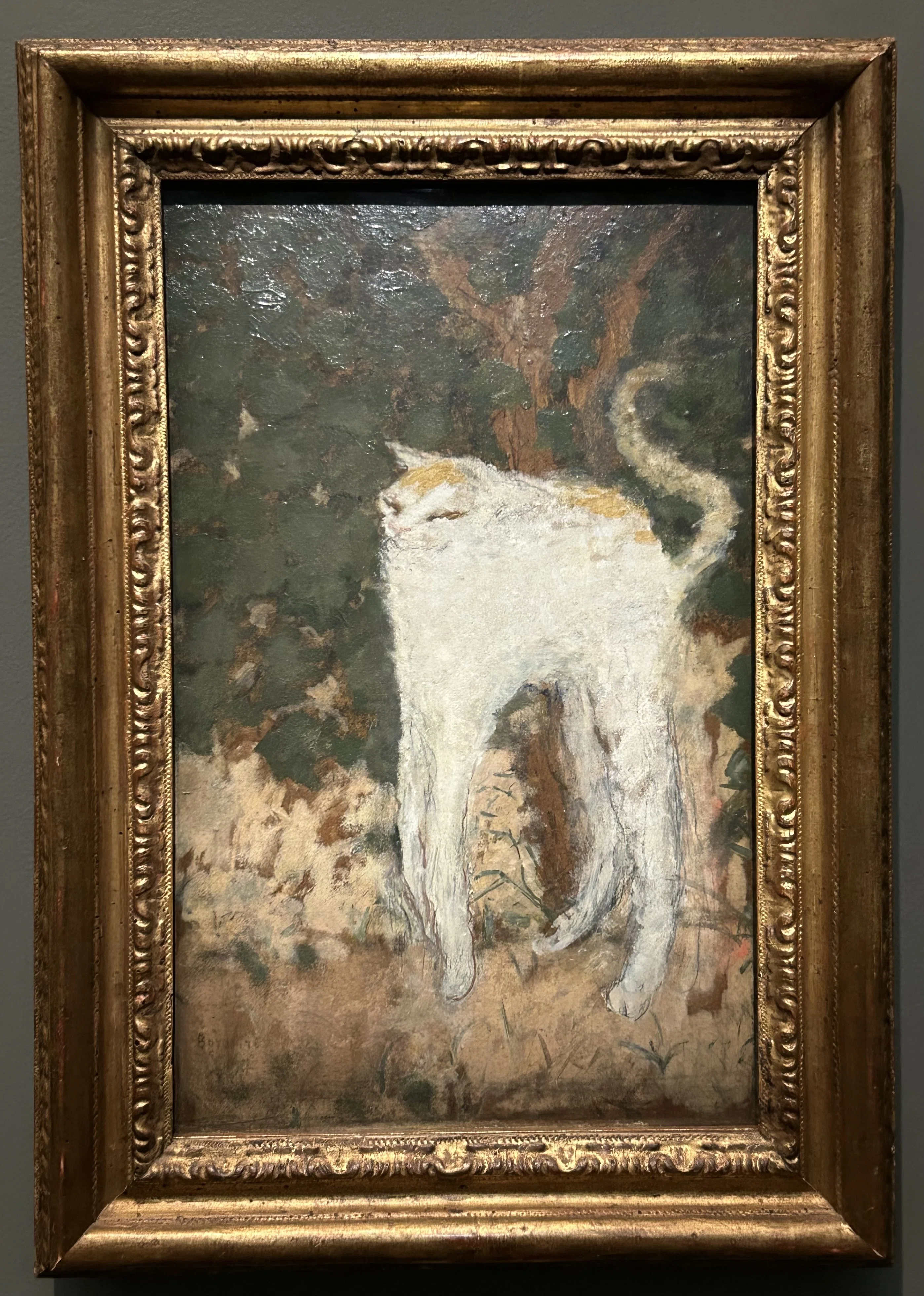 子供のためのオルセー美術館(232)お気に入りは猫とチェックの柄