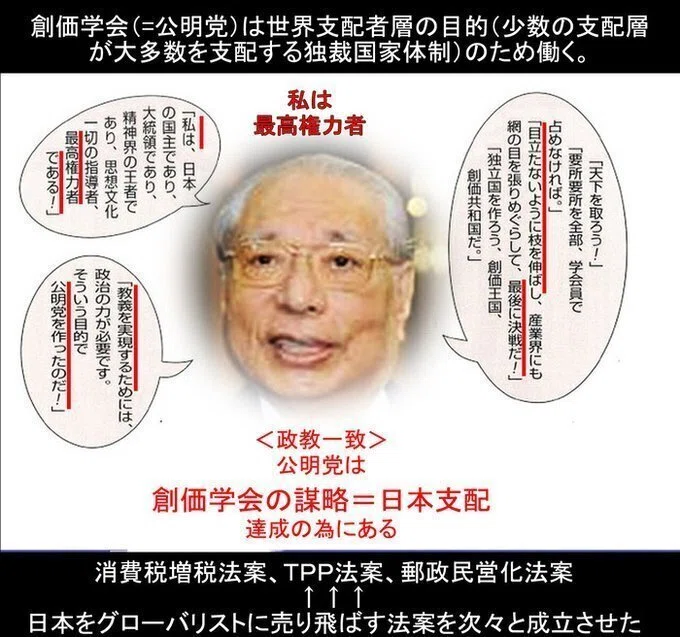 小沢一郎、池田大作、ノリエガの3人の三角地帯｜参政党・医師・三船小仏