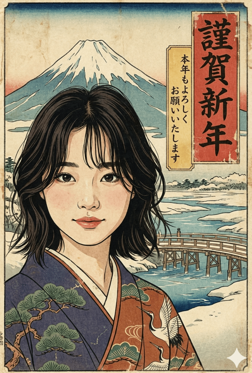 Geminiで年賀状作ってみた！2026年のお正月挨拶、AIのおかげでめっちゃ