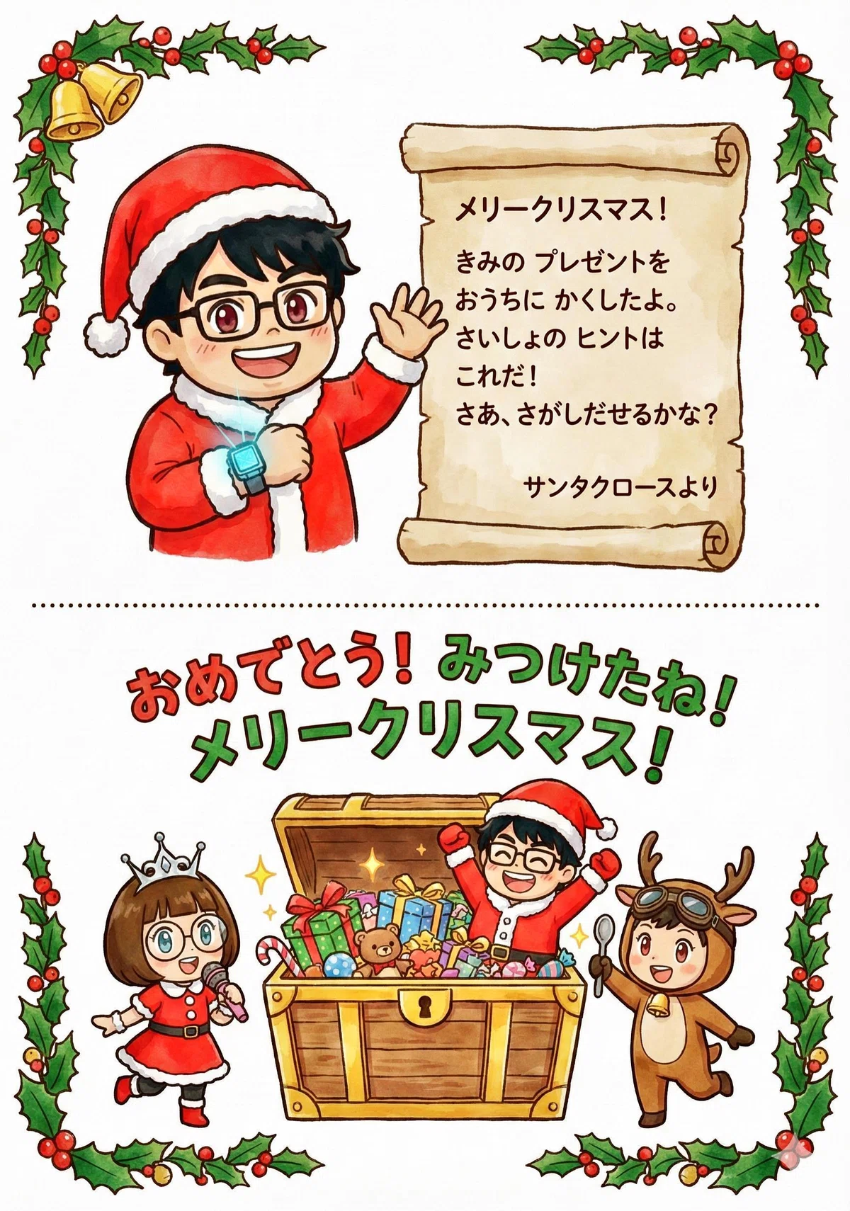 [Free Download] Just Print and Hide! Distributing a 'Home Christmas ...