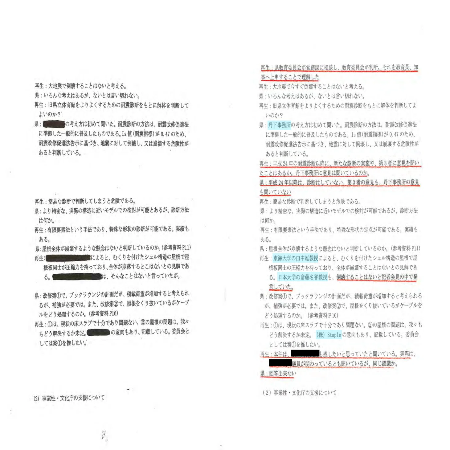 生活指導研究会　班・核・討議 1965-1994 全生研の香川県支部内の機関紙 香川県教育委員会と話し合いの議事録｜旧香川県立体育館再生委員会
