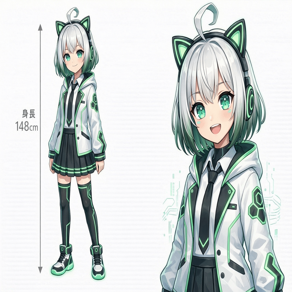 Nano BananaとGPT Image 1.5で描く「チャッピーちゃん」 AI娘 vol.3｜だー