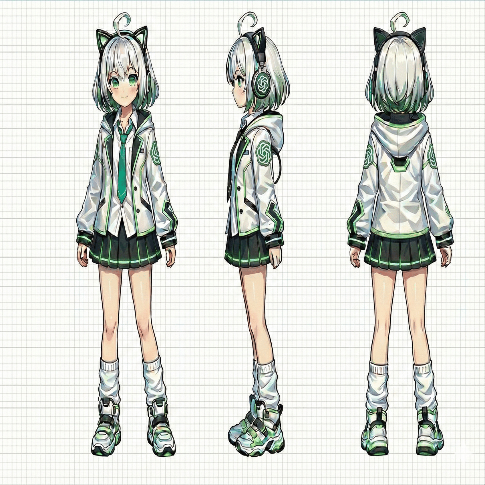 チャッピー様 Nano BananaとGPT Image 1.5で描く「チャッピーちゃん」 AI娘 vol.3｜だー