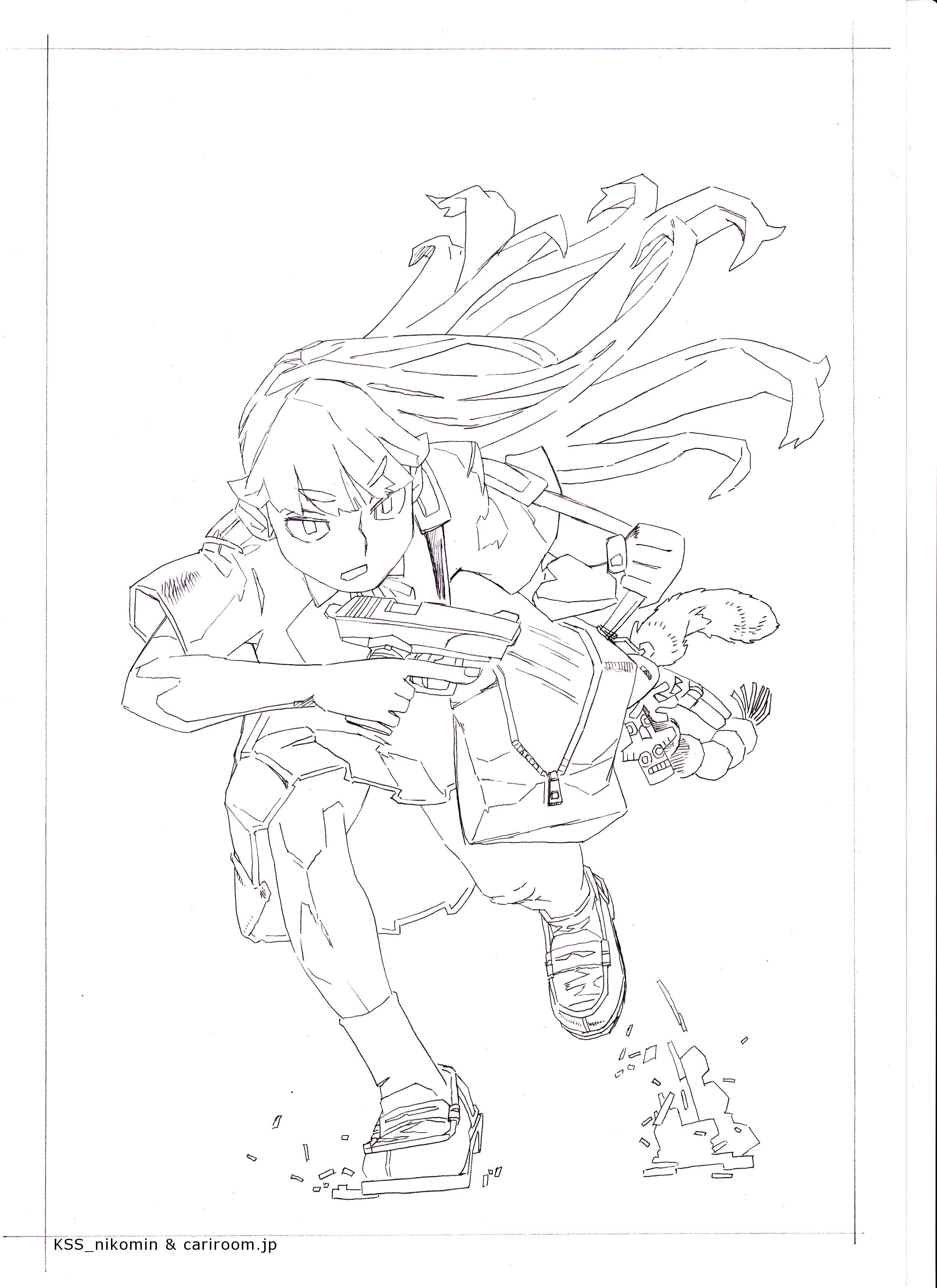 イラスト練習#10「自己添削3。違和感をつぶす」｜『もう一度描こうよ