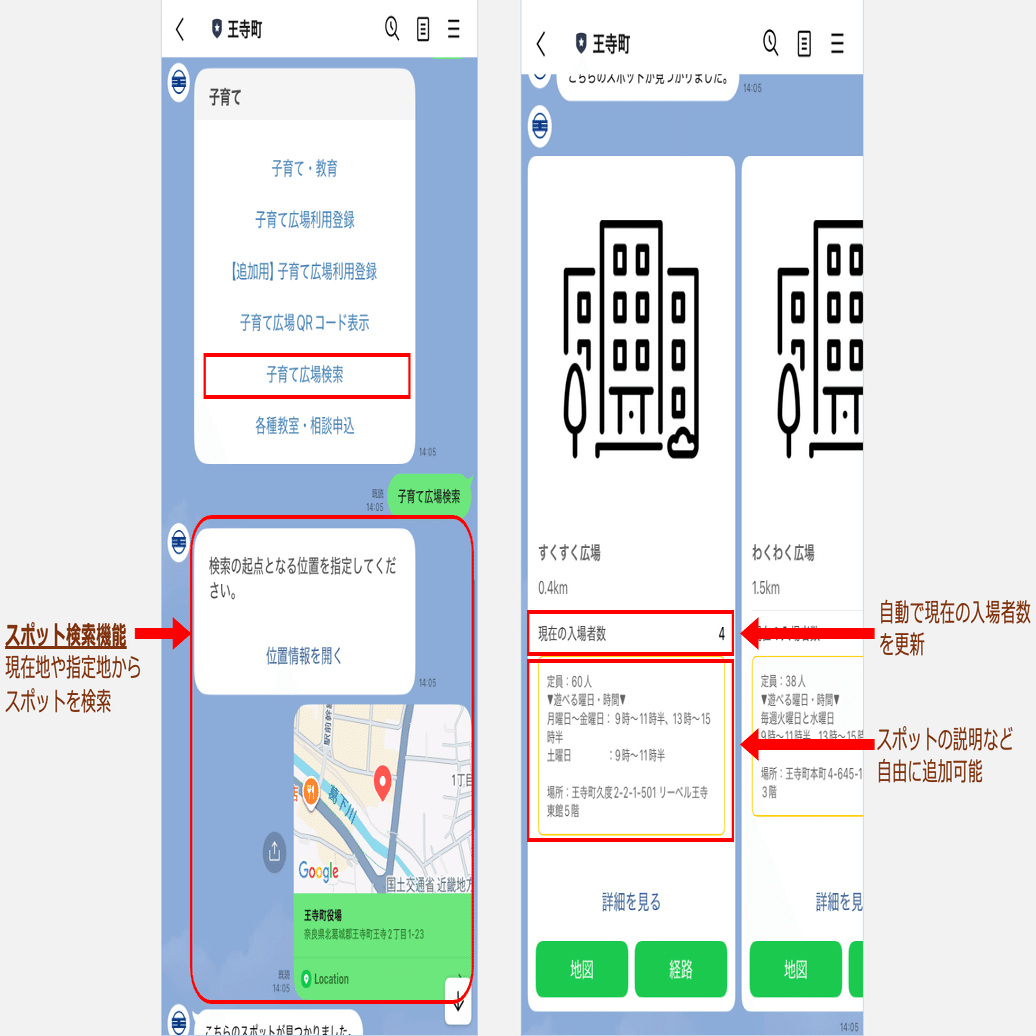 奈良県王寺町】利用者カード持ち歩き不要。LINE上のカード提示で完結