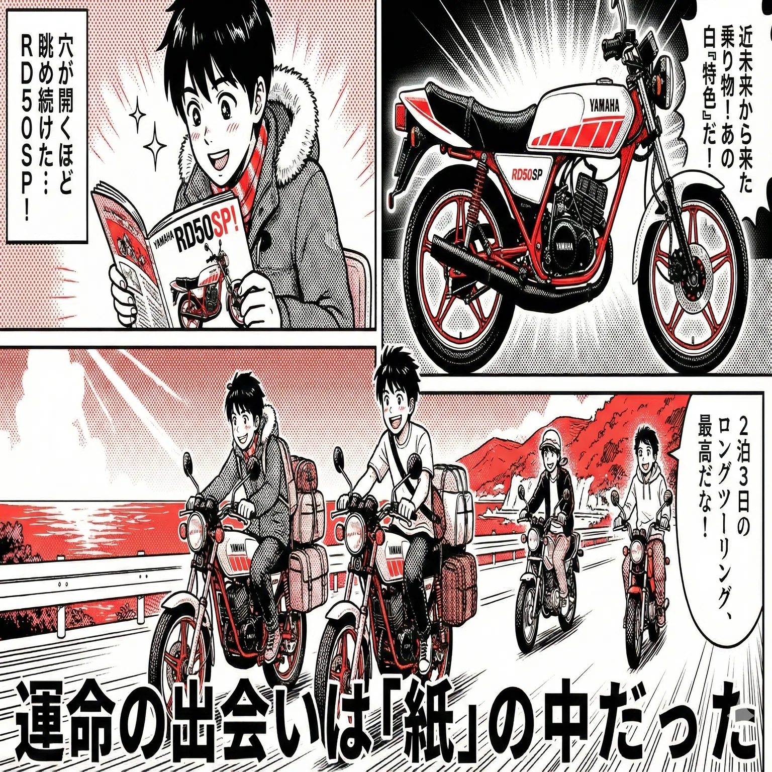 バイク自分史 Vol.1】16歳の夏、RD50SPと「曲がった」青春の始まり