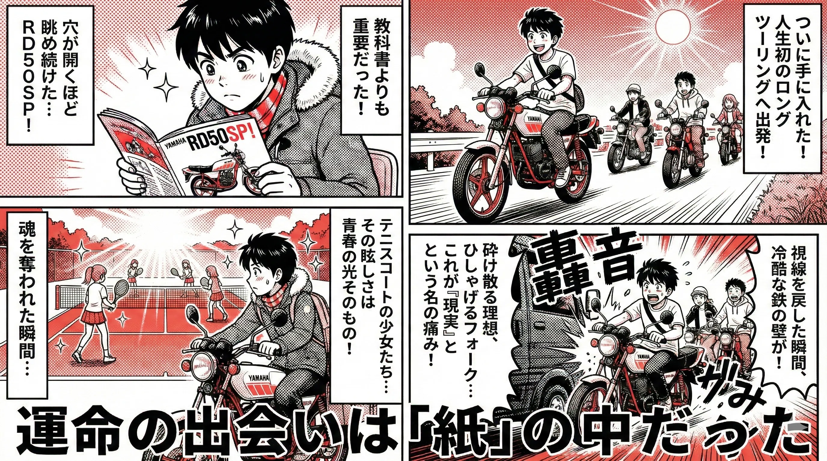 バイク自分史 Vol.1】16歳の夏、RD50SPと「曲がった」青春の始まり