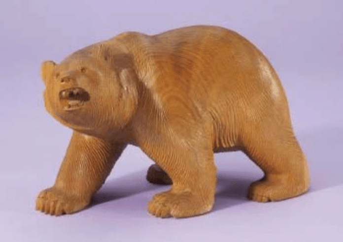 加藤 貞夫（KATO Sadao）】──木彫りの熊、木彫 査定 鑑定 買取 致し