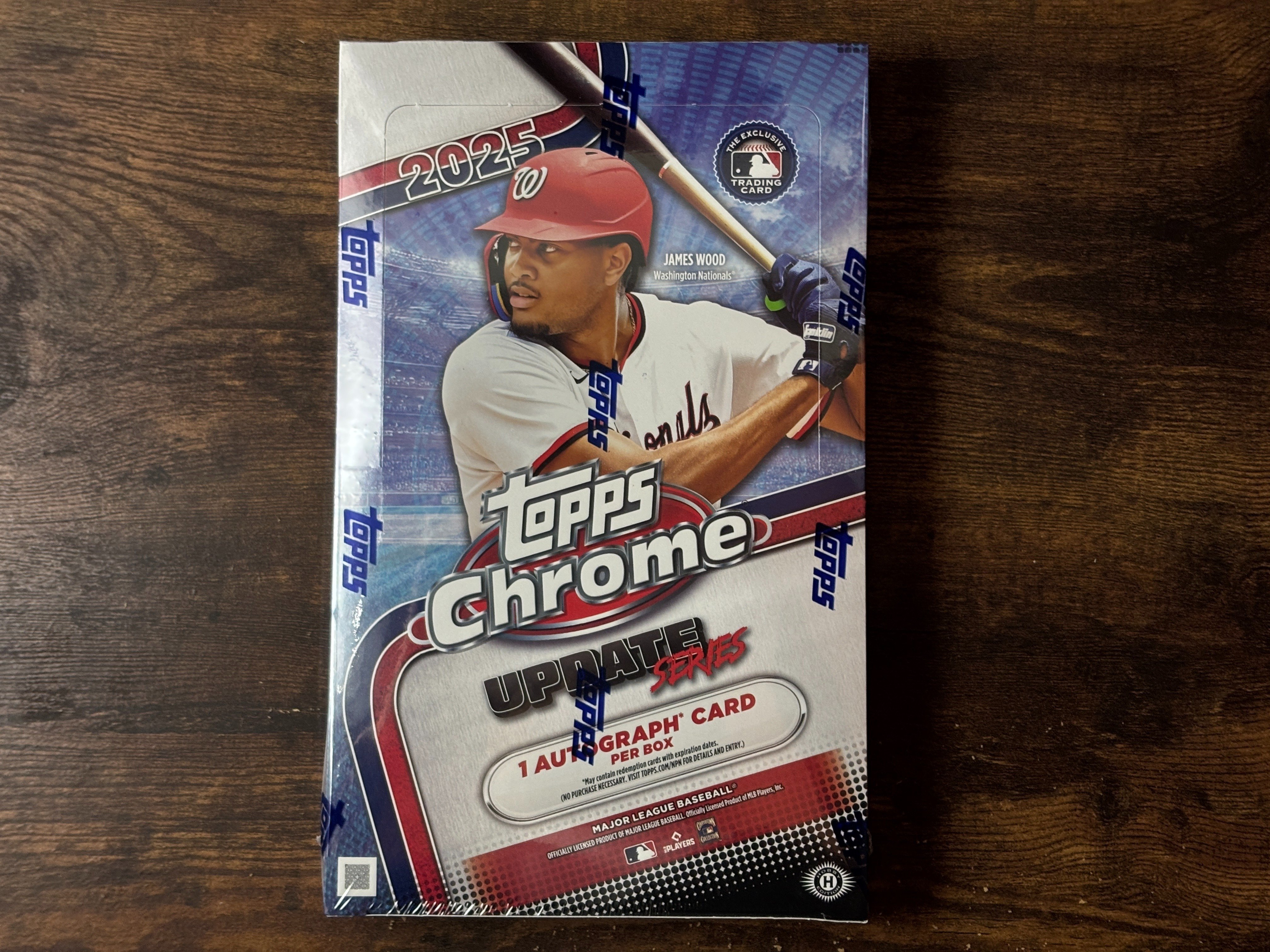 開封】2025 Topps Chrome Baseball Update Series Hobby Box【大谷