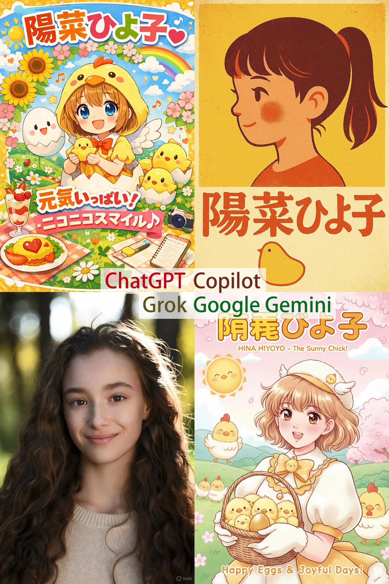 4人のAIを競わせて「2025年・わたしポスター」を作ってみた｜陽菜