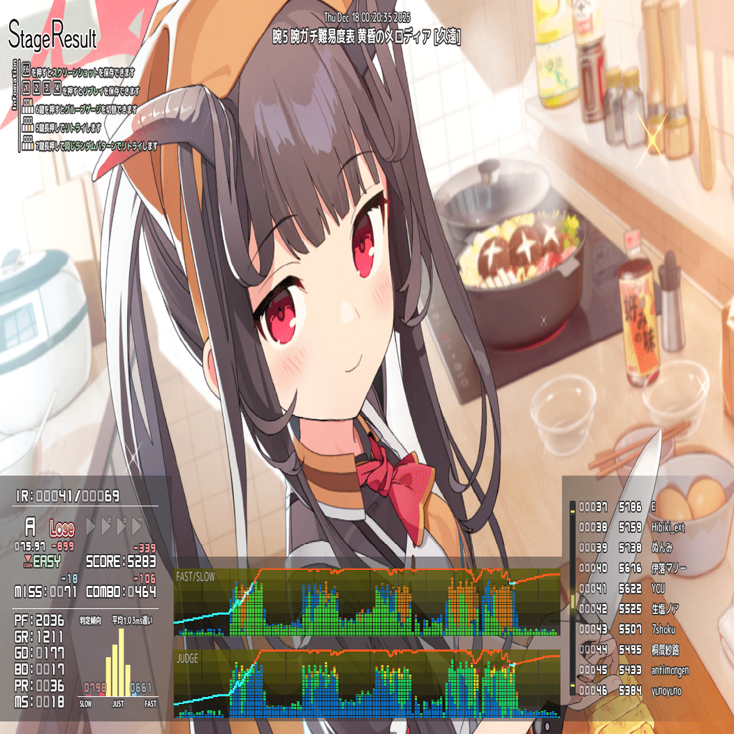 音ゲー日記20251217｜GRASS