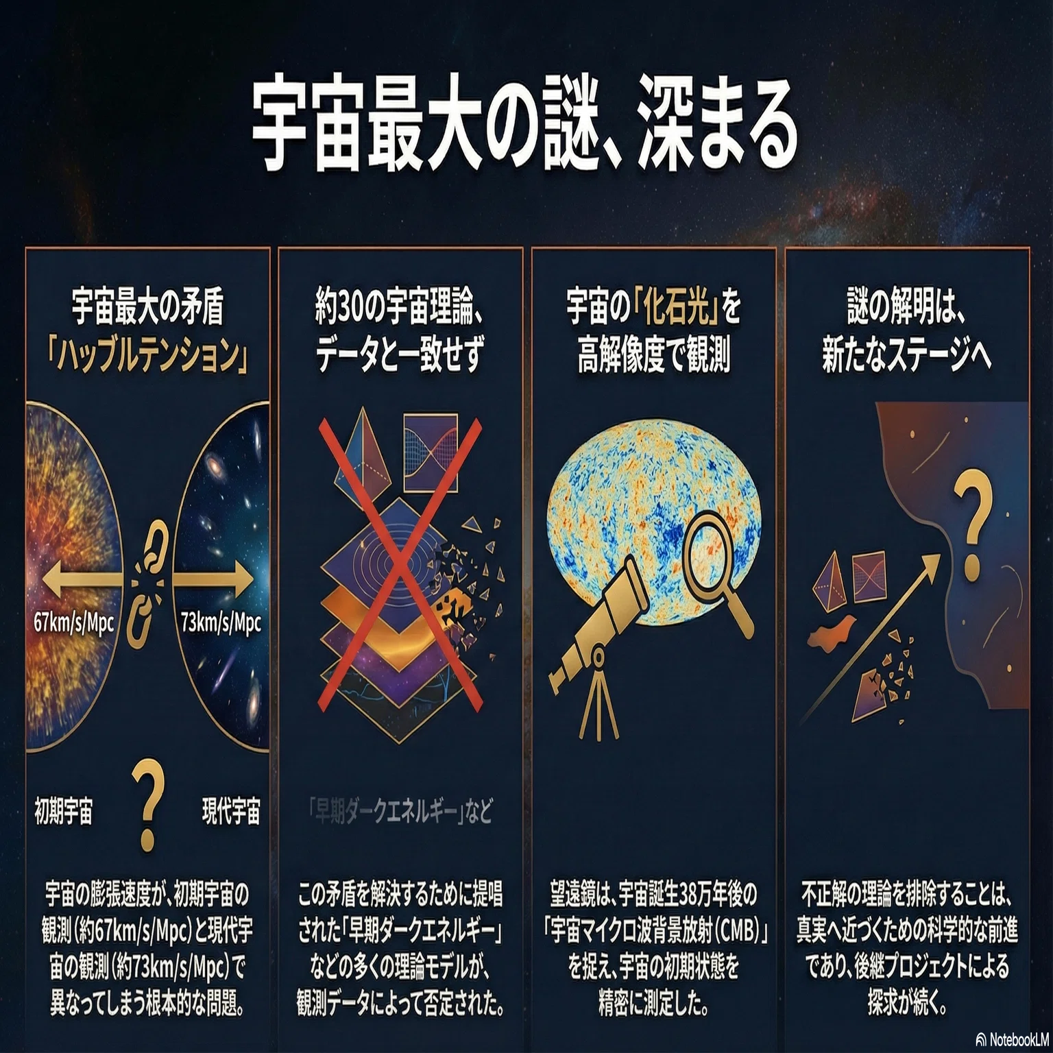 宇宙の「約30の理論」が崩壊──15年の観測が突きつけた宇宙論最大の謎