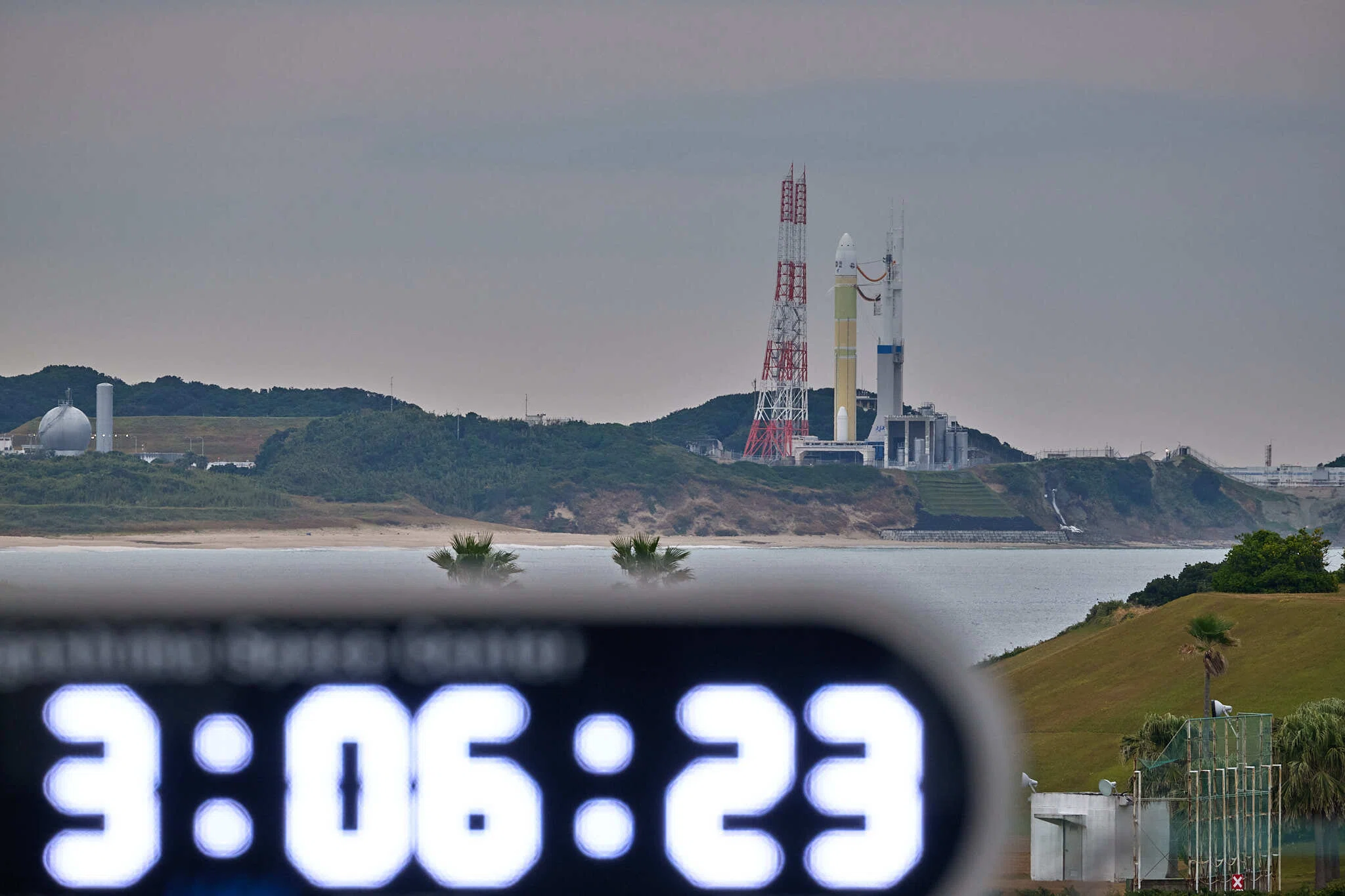 H3ロケット8号機、打ち上げ中止 射点の冷却水注水設備で異常を検知