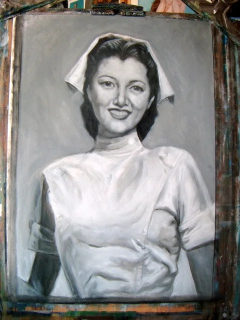 都志良三肖像画大全（55）高峰秀子さん ( 1924 - 2010 ) Japan を