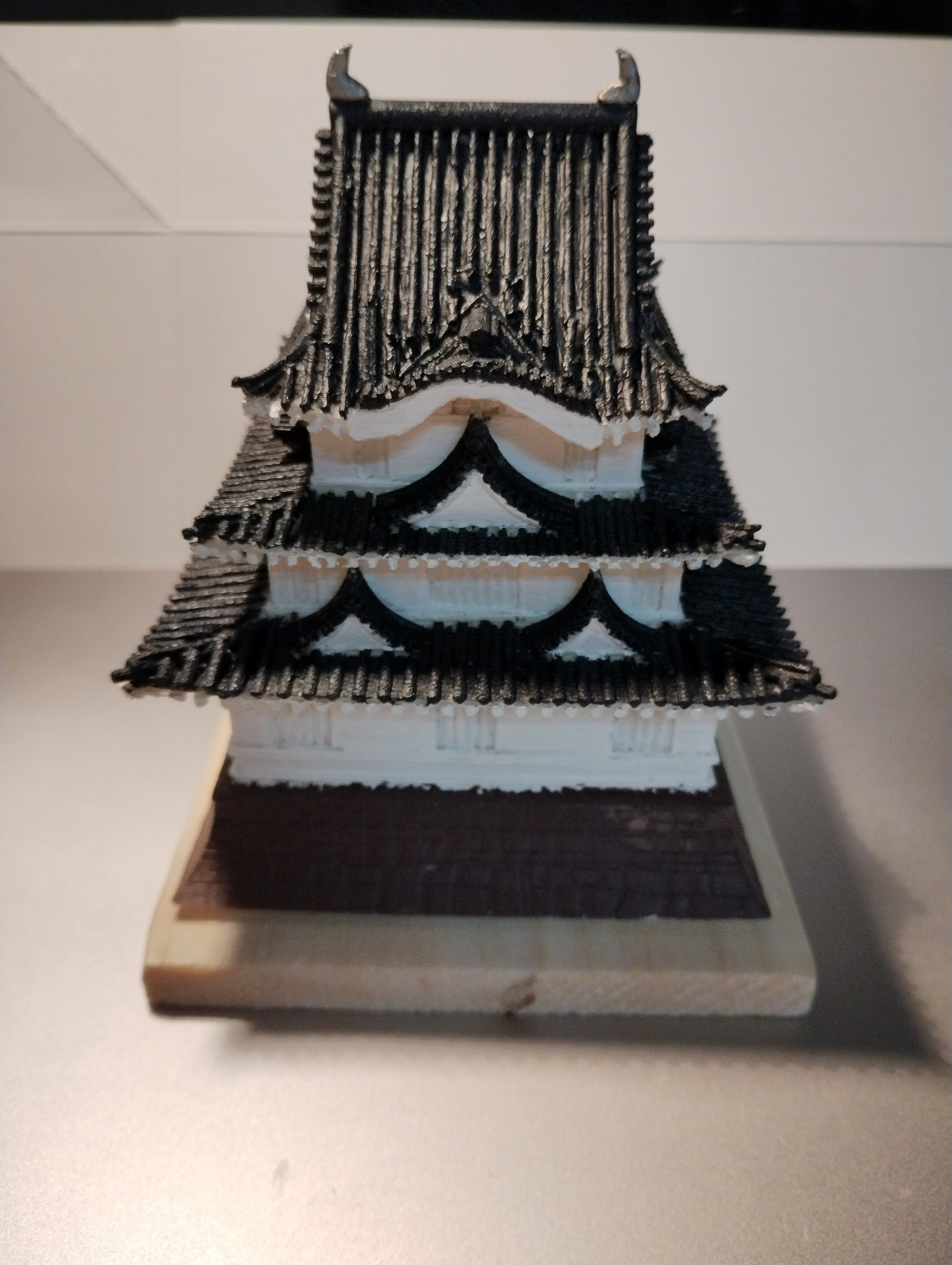 日本の城 天守閣 ハンドメイド 完成｜td