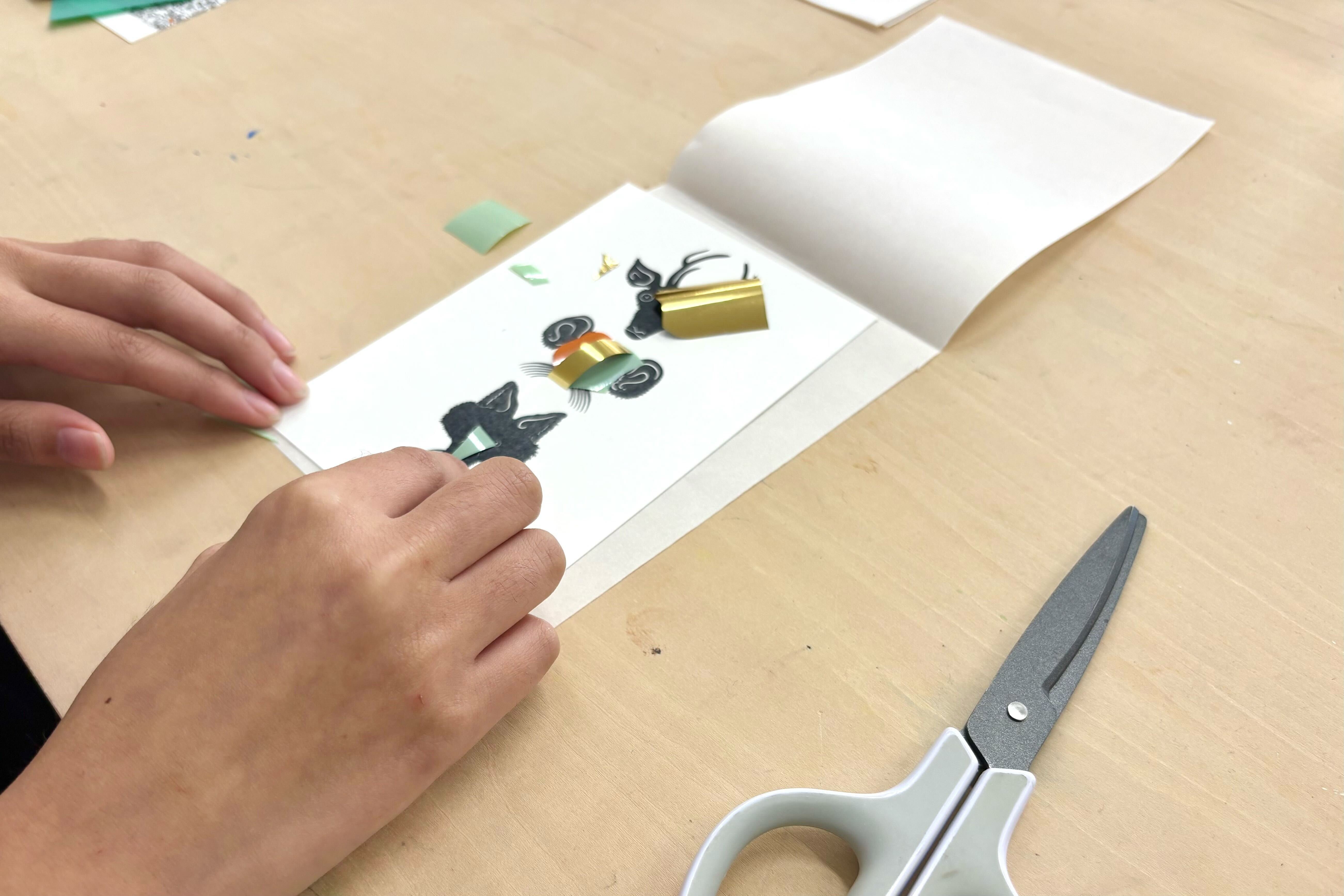 【授業：嵯峨美術大学（2025年度後期授業）】“顔料箔”を知ろう