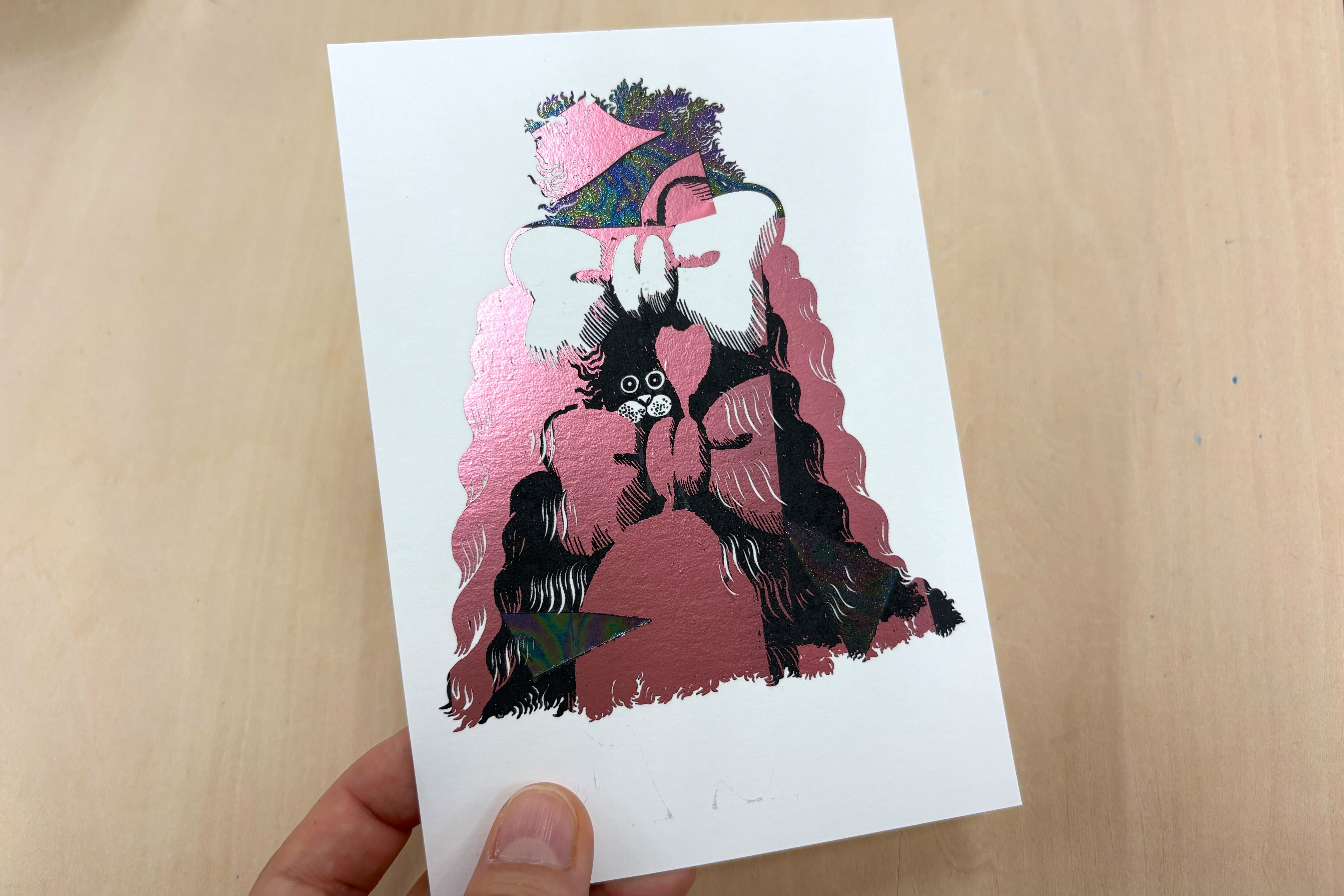 【授業：嵯峨美術大学（2025年度後期授業）】“顔料箔”を知ろう