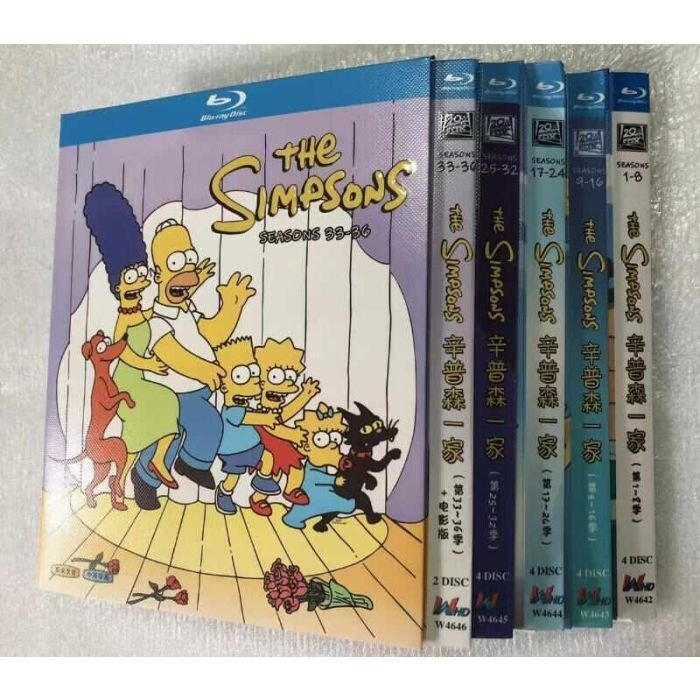 アニメ The Simpsons／ザ・シンプソンズ シーズン1-36 DVD ブルーレイ