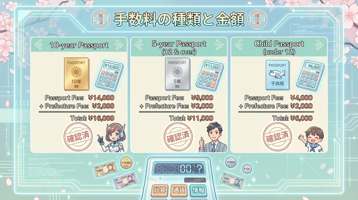 パスポート申請手数料 完全ガイド【2025年最新版】｜いまのところ雑記です