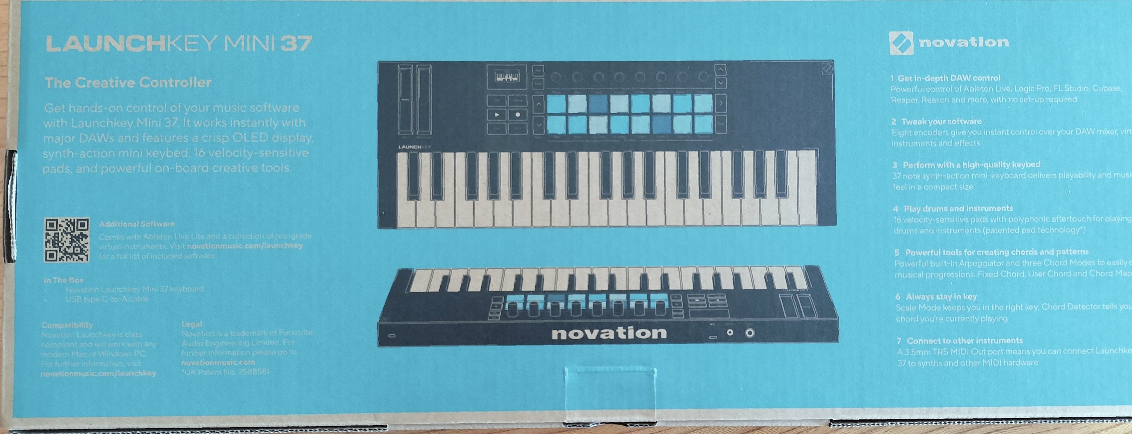 DAW】Novation/Launchkey Mini 37 Mk4 | MIDIキーボード｜shiro