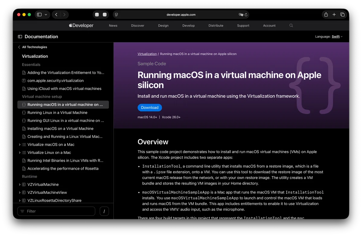 Apple Silicon な Mac 上で macOS の VM を動かす｜しゅんけー