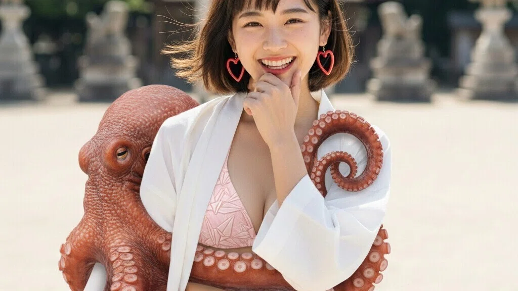 グラビア 巫女 写真素材(2)/写真販売 AI画像 有料<40枚:350円>商用利用可02