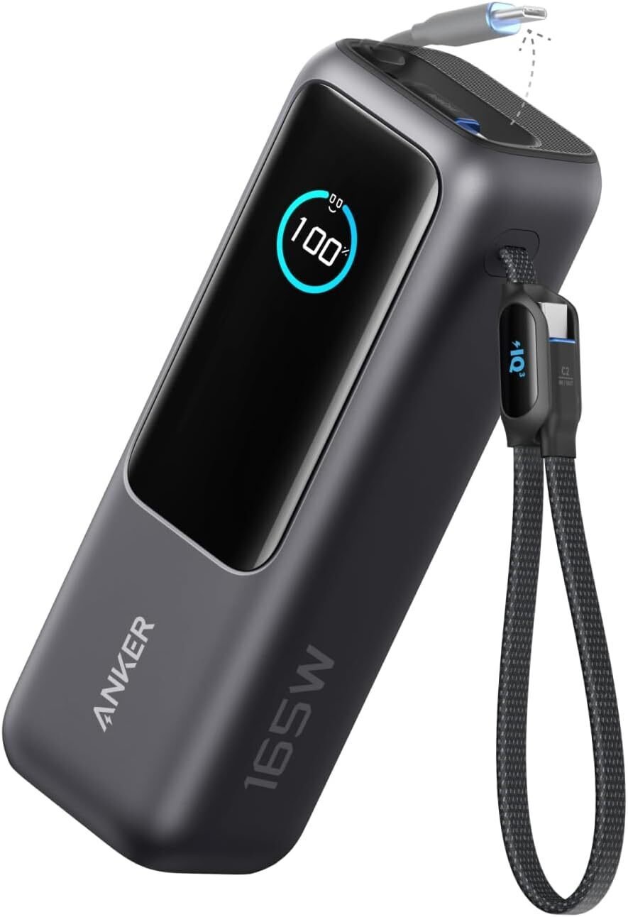 S*x様 Anker Power Bank 25000mAh 165W 超大容量165W出力】Anker Power Bank 25000mAh:ビルトイン&巻取り式