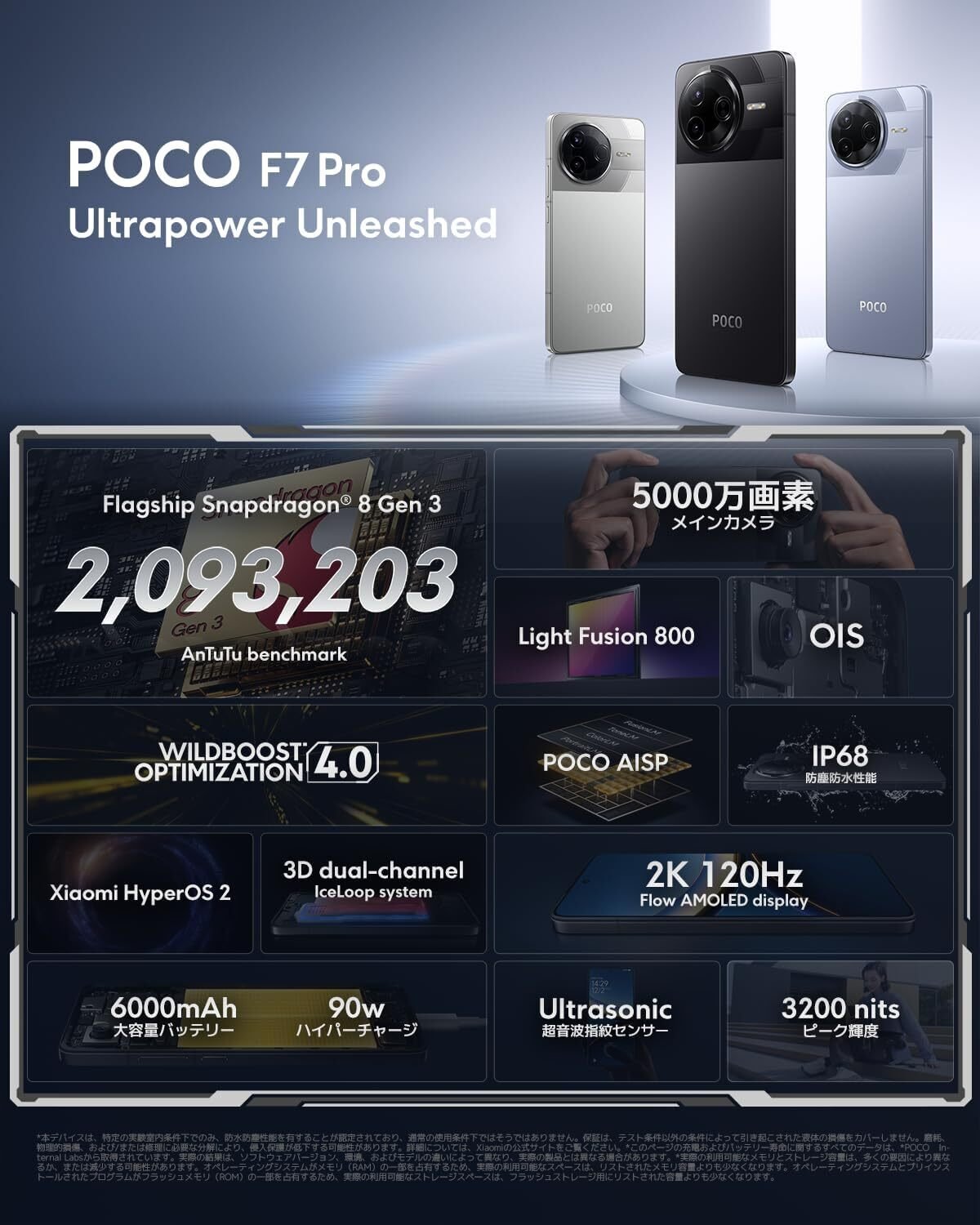POCO F7 Pro RAM12GB ストレージ512GB最終値下げ POCO F7 Pro RAM12GB ストレージ512GB最終値下げ POCO F7 Pro｜価格