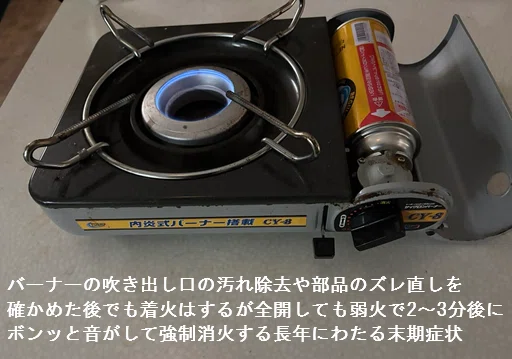TOSHI ガスコンロ ほぼ新品、メンテナンス良好 カセットコンロ修理｜DIYで価値と実益をつくる暮らし支援のKuba.Asi