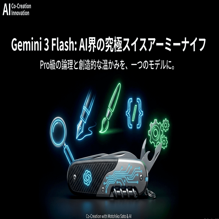 Gemini 3 Flashのタスクはコレ！バランスのよい万能モデルが誕生した