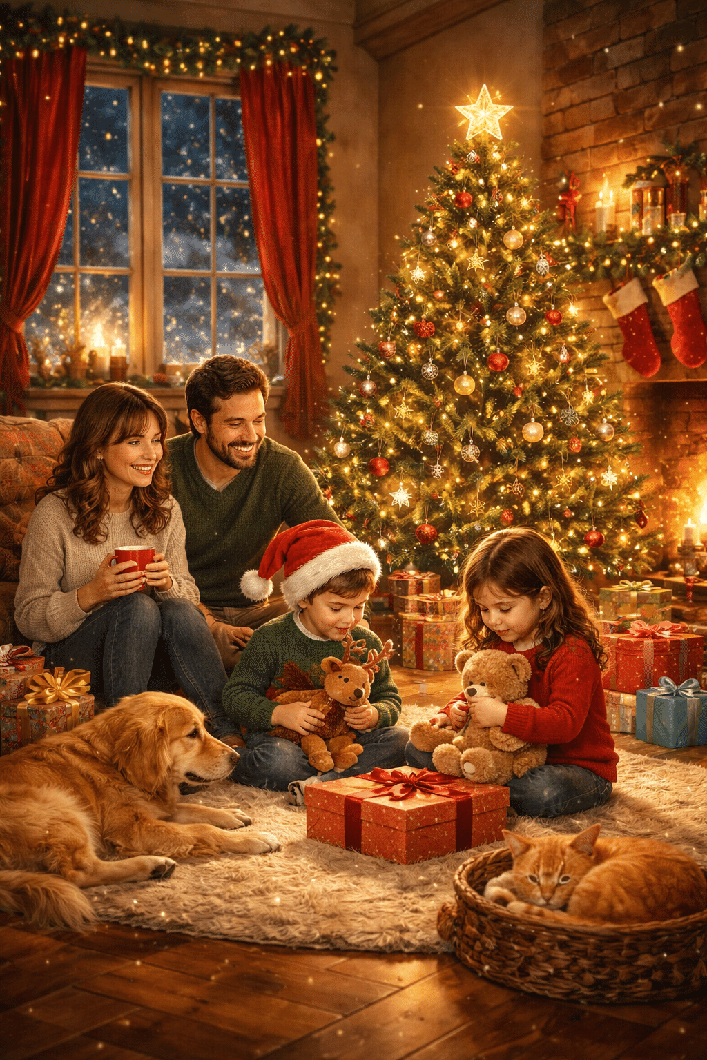 クリスマスの場面を表す画像を生成AIで制作しました｜けんいち