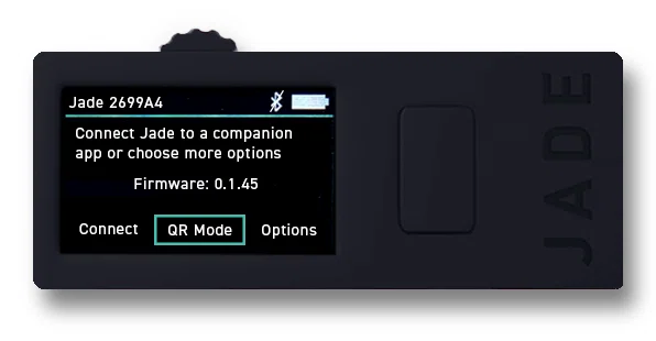 Qr Code Display Block How do I use Jade Plus QR scanning with Nunchuk?|Blockstream Japan