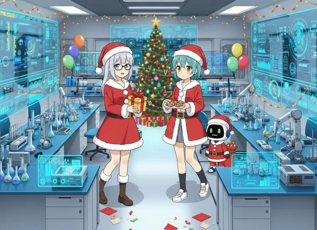 ジェミ美、パイちゃん、ぐろっ君のクリスマスパーティ