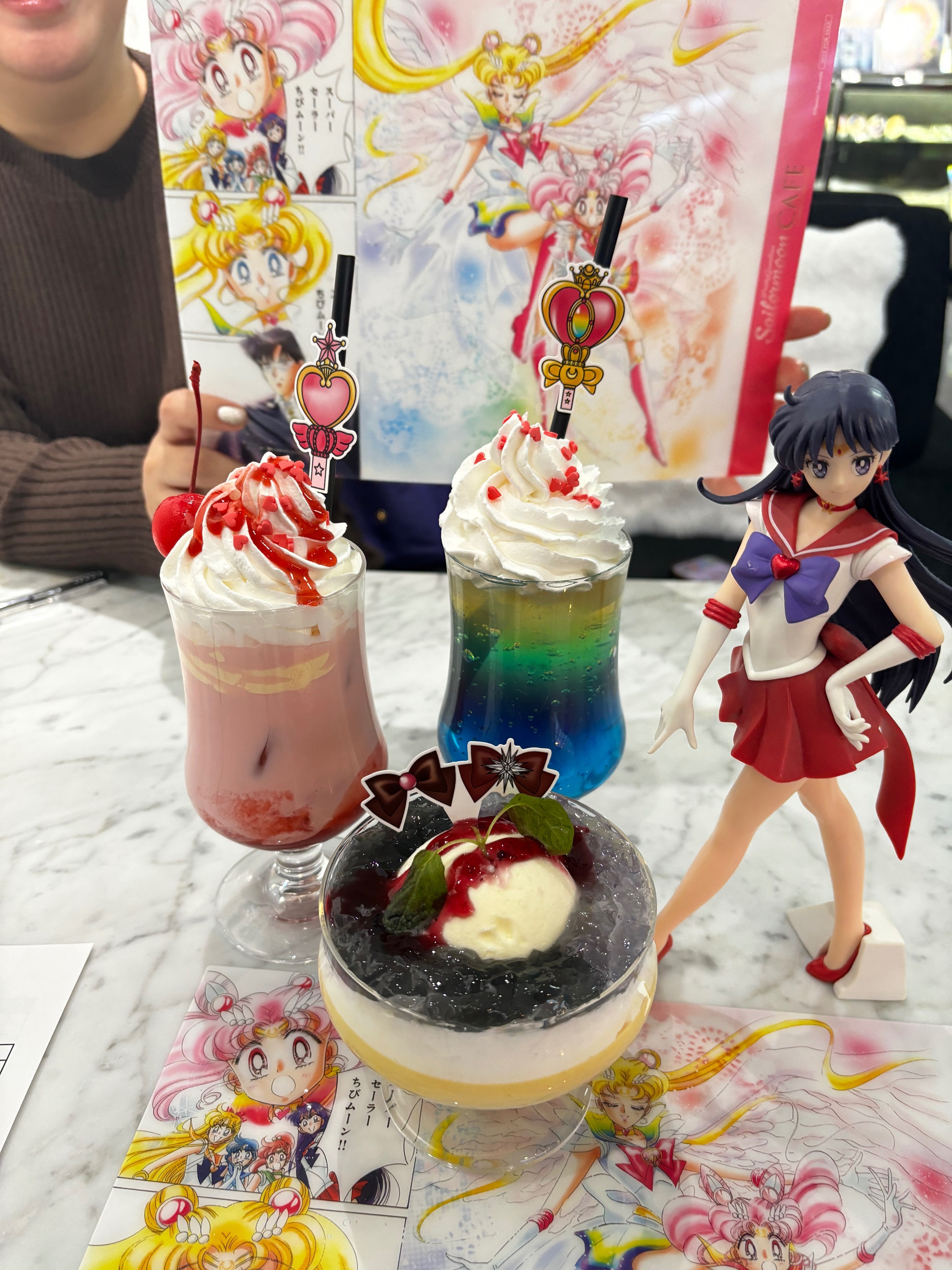 セーラームーンカフェ行ってきた｜なかむらみかん