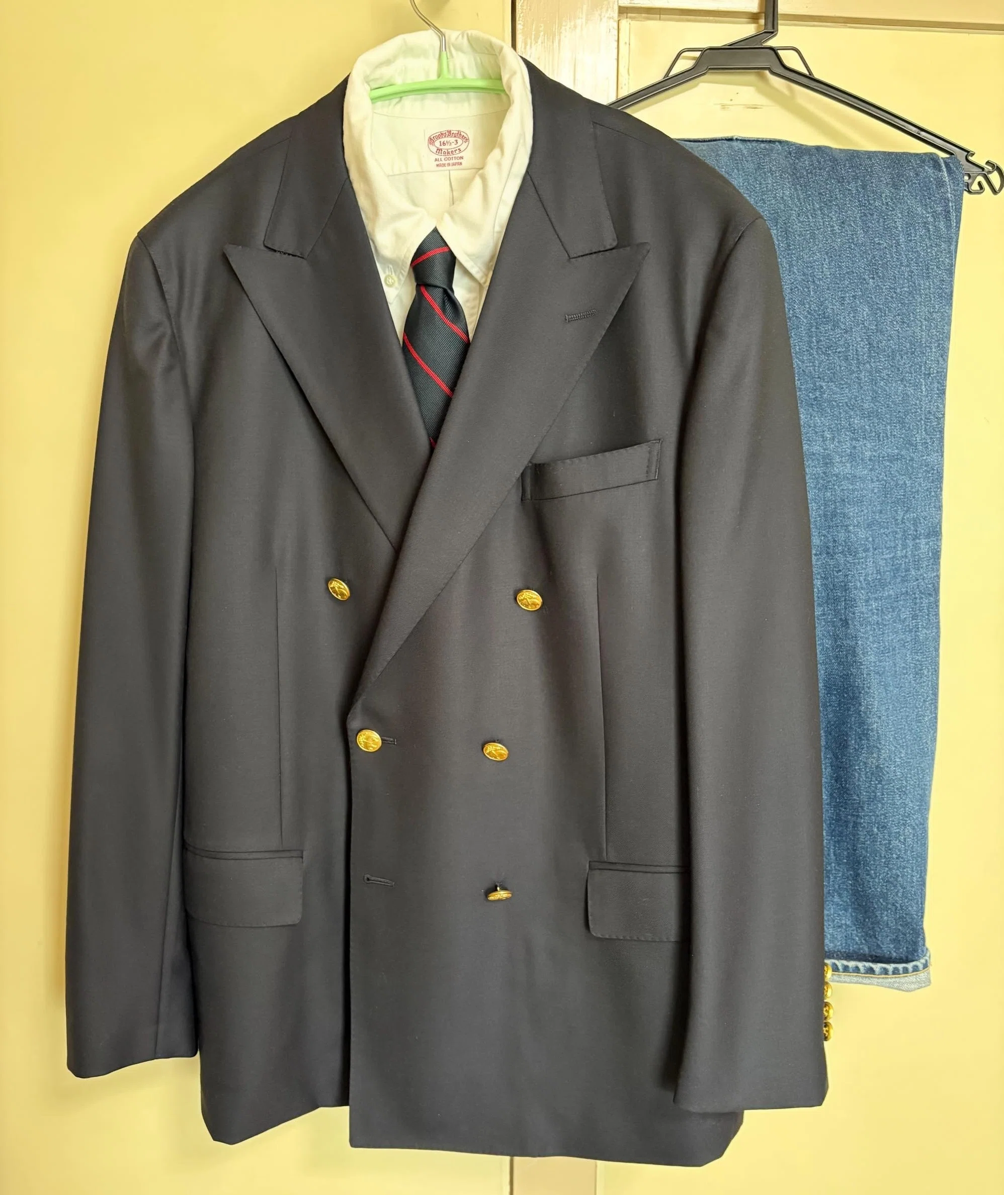 自分へのご褒美にブルックスブラザーズ ダブルのネイビーブレザー買い