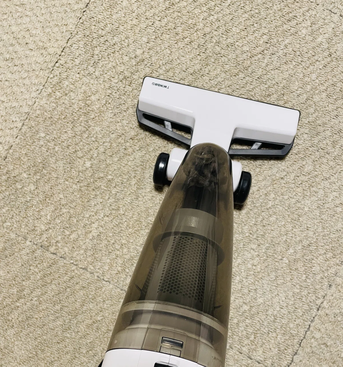 勝間家電のコード式掃除機