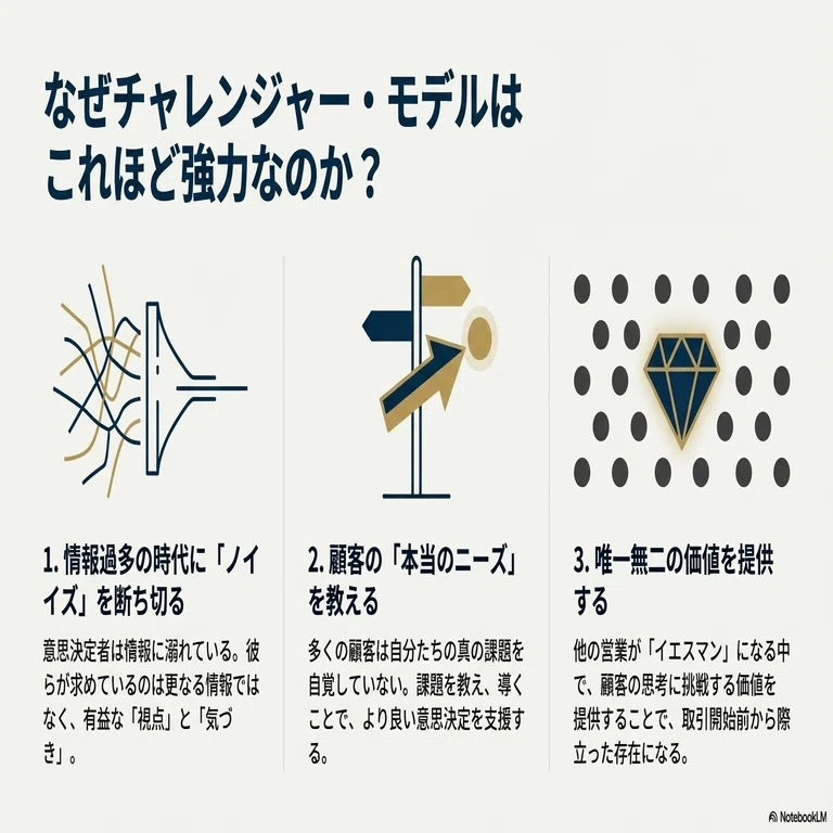 チャレンジャーセールスモデル～新時代の営業について～｜るえちぼく