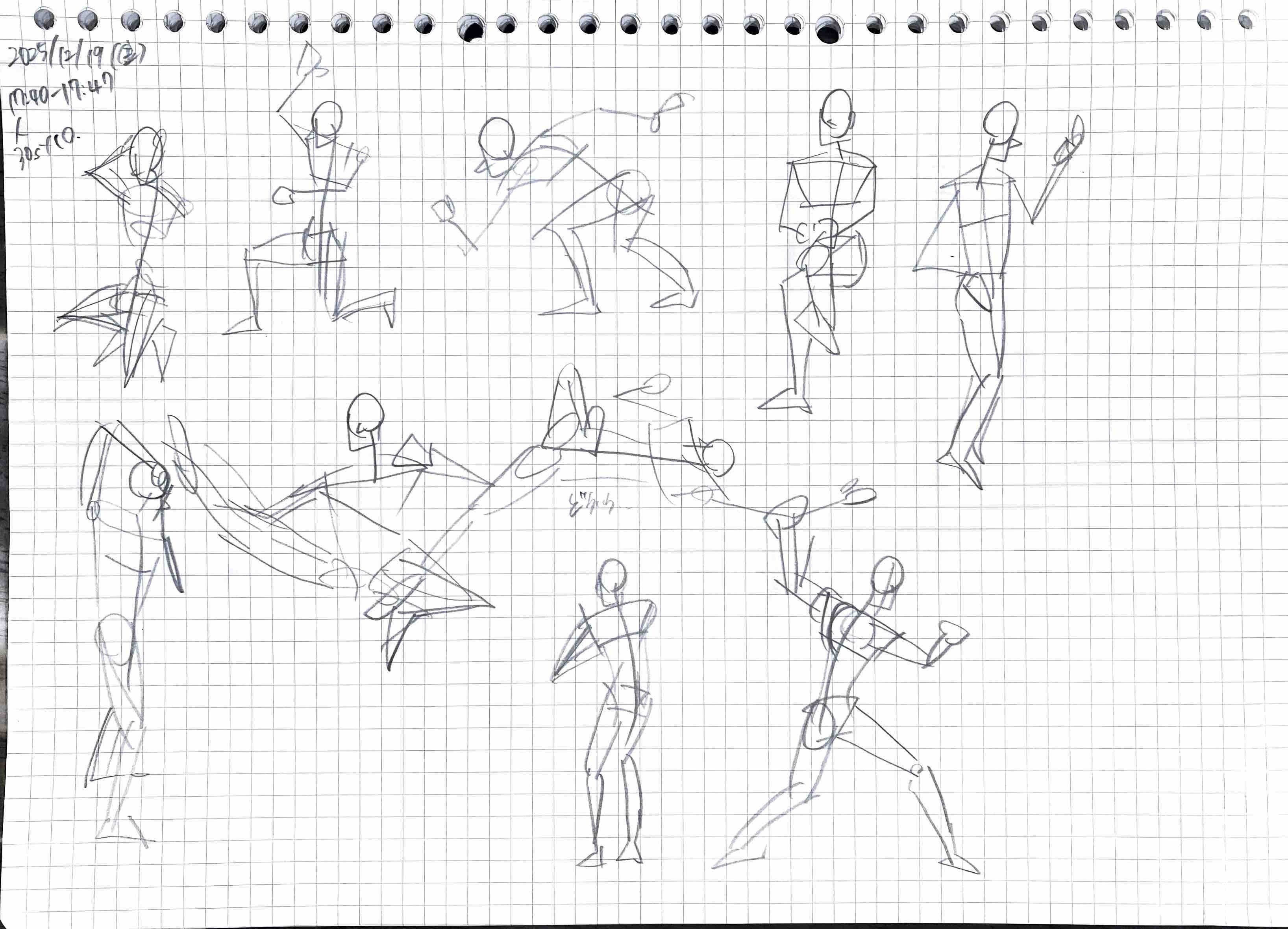 81】手のクロッキー開始｜大澄愛