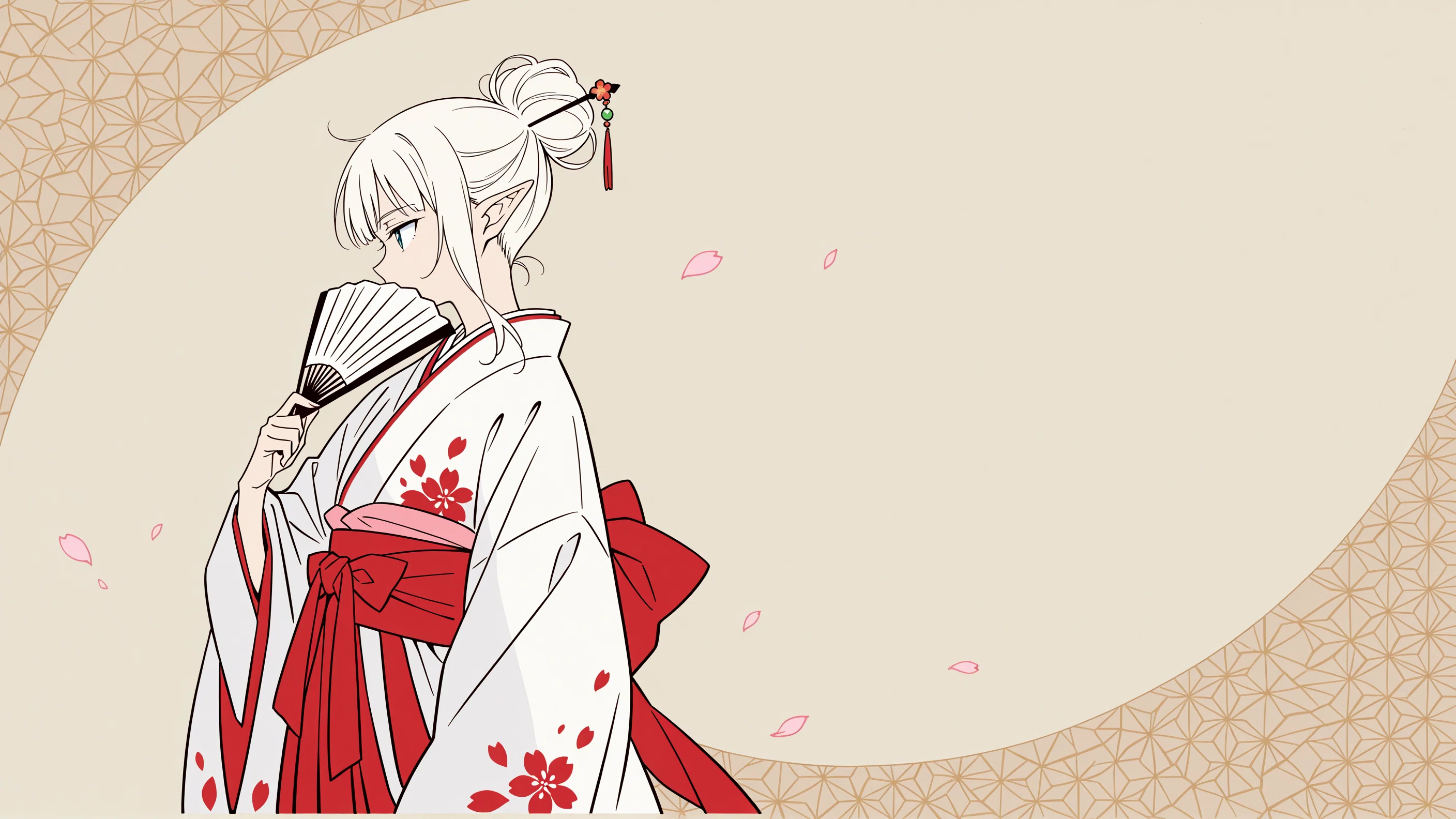 和風イラストは“描き込まない”が正解だった｜flat colorで作るミニマル
