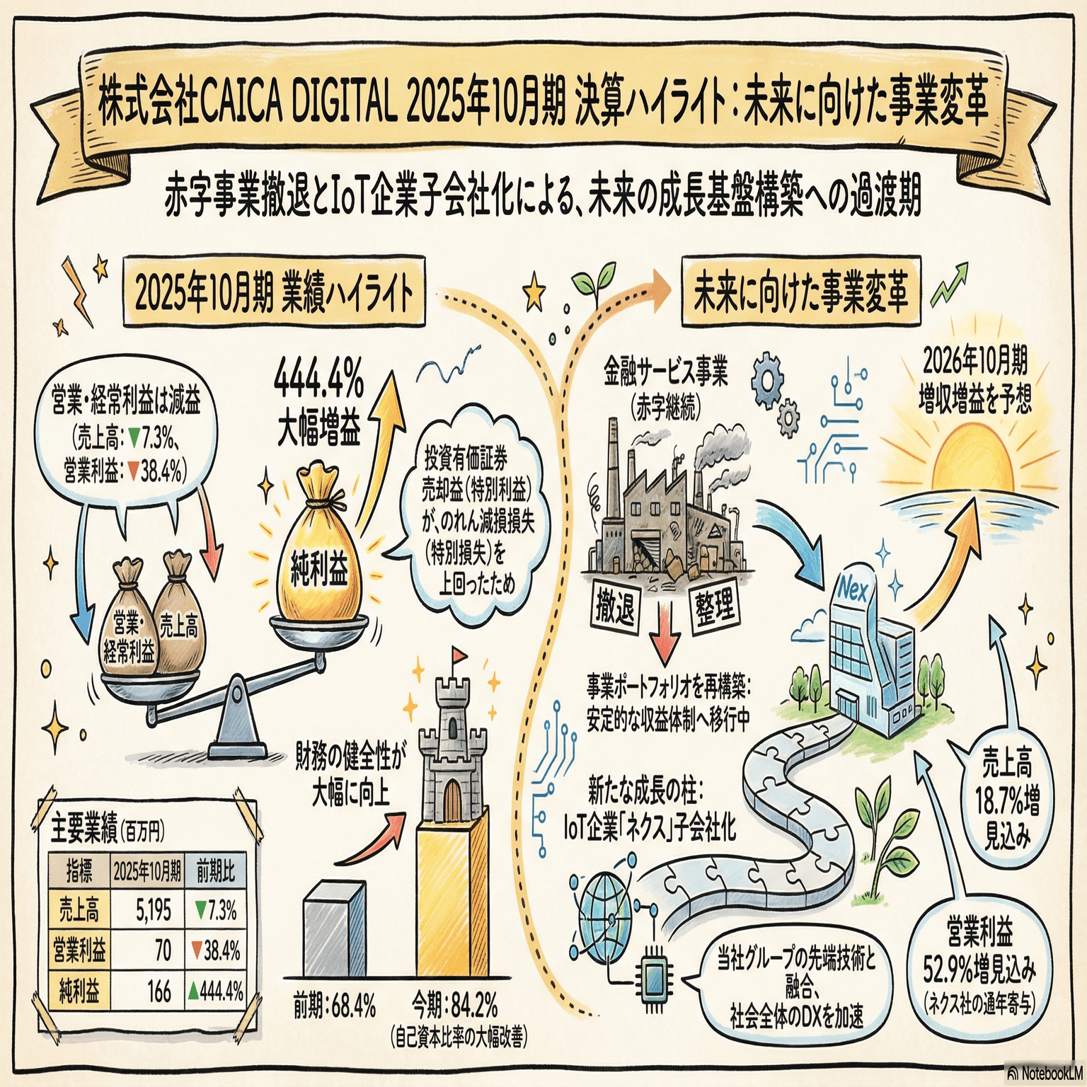 20251219_カイカデジタル_売上減なのに純利益444%増！？決算から読み解く、驚きの企業変革4つのポイント｜Zunda Lab.